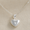 Dainty Sterling Silver Heart Necklace