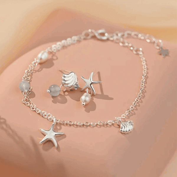 Beautiful Coastal Bracelet & Earring Set