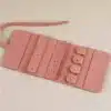 Small Jewellery Roll In Pink