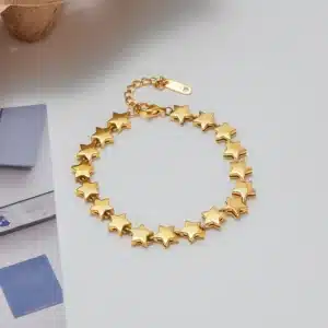18ct Gold Plated Star Bracelet